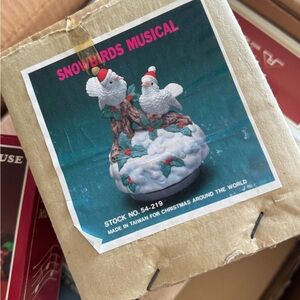 Snowbirds Musical Christmas Decoration